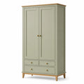 Armoire en bois MDF avec tiroirs en vert clair
