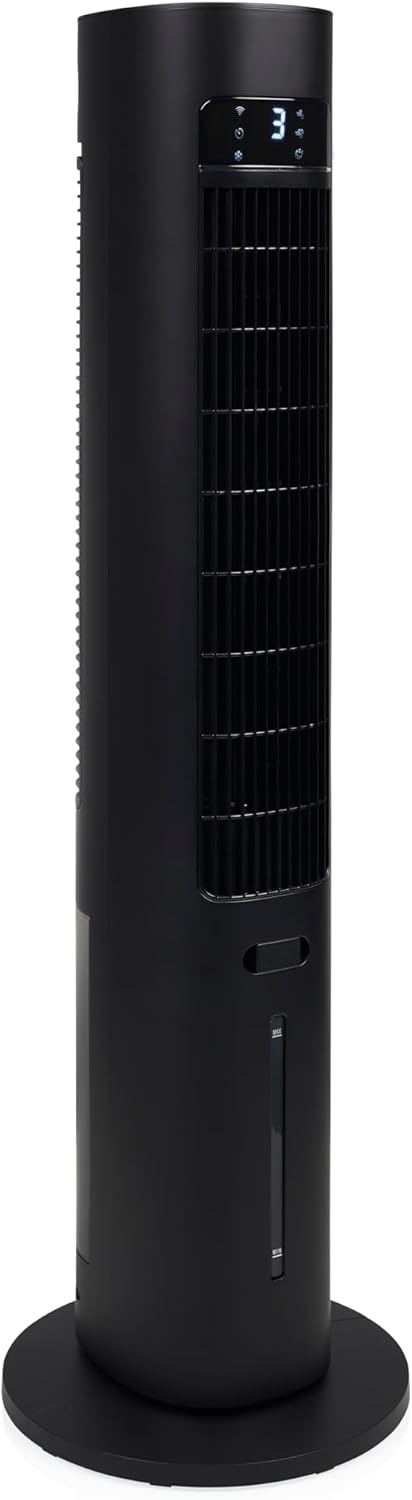 Princess, rafraîchisseur d'air, Climatiseur sans évacuation, 3 modes, Noir, 3 vitesses, Refroidissement de l'air par évaporation, 358670