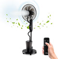 Ufesa Mist Fan VNDC Ventilateur Brumisateur, 3 Modes, Télécommande, 9 Vitesses, 40cm de Diamètre, 8 Pales, 60W, Noir, Ultra Silencieux, Minuterie