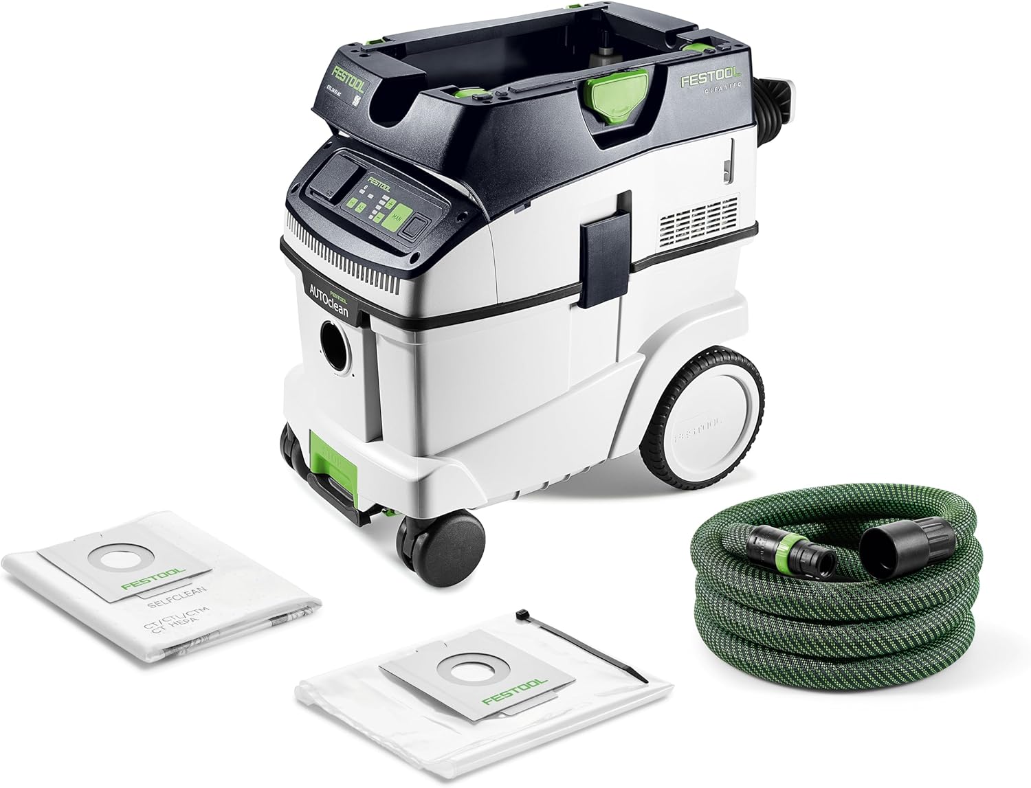 Festool Aspirateur CLEANTEC CTL 36 EI AC, 577884, Noir/Blanc/Vert, FESTOOL