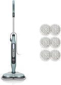Balai vapeur, 3 réglages vapeur – Shark, Gris/Blanc, 2 tampons rotatifs, S8201EUCP, blanc et gris, assainit