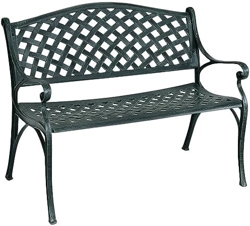 Banc, Banc en métal pour Jardin – Generisch, terrasse, Balcon, Bronze