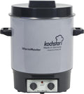 Kochstar K99102035, Stérilisateur Electrique Thermostat + Minuteur Email Gris, 45, 5 x 36, 7 x 41, 5 cm, Gris/Noir, K99102035