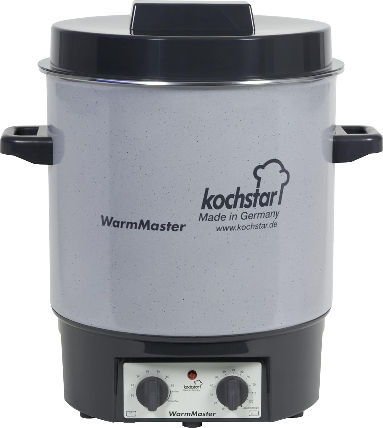 Kochstar K99102035, Stérilisateur Electrique Thermostat + Minuteur Email Gris, 45, 5 x 36, 7 x 41, 5 cm, Gris/Noir, K99102035