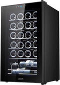 Cecotec, Cave à vin Bolero GrandSommelier 2450 Black Compressor. Cave à vin noire, température réglable 5-18°C, 24 bouteilles, compresseur