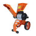 Forest Master FM4DDE, FM4DDE broyeur de Jardin électrique 2800 W 4 CV pour Branches, Orange/Noir/Argent, Feuilles de Bois