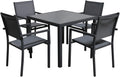 Table à manger, Aluminium Anthracite, Gris/Anthracite – Happy Garden