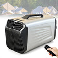 NYANS 220V- Climatiseur Portable pour Tente, 5200 BTU, Petits Entrepôts Et Abris pour Animaux 12V/220V-Silver, Argent/Noir, Véhicules, Vans
