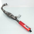 MVT, Installation complètes, Pot d échappement MVT compatible avec Mobylette Peugeot 50 103 RCX 1994 à 2003 MVT S Race, Argenté/Rouge/Noir