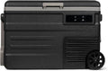 Glacière, 12 V/230 V, pour Refroidir et Congeler – Steamy, Noir/Gris, E Single Zone 45 Roller, 45 litres, idéale pour le Camping