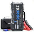 TOPDON JS3000 3000A, Démarreur, Booster Batterie, Noir/Rouge, Charge Rapide USB Lampe Poche LED intégrée