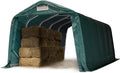 TOOLPORT 800N, Abri de jardin, Abri Tunnel Robuste 3, 3x6 m résistant aux intempéries Bâche PVC 800N Abri Tente de Stockage, Vert