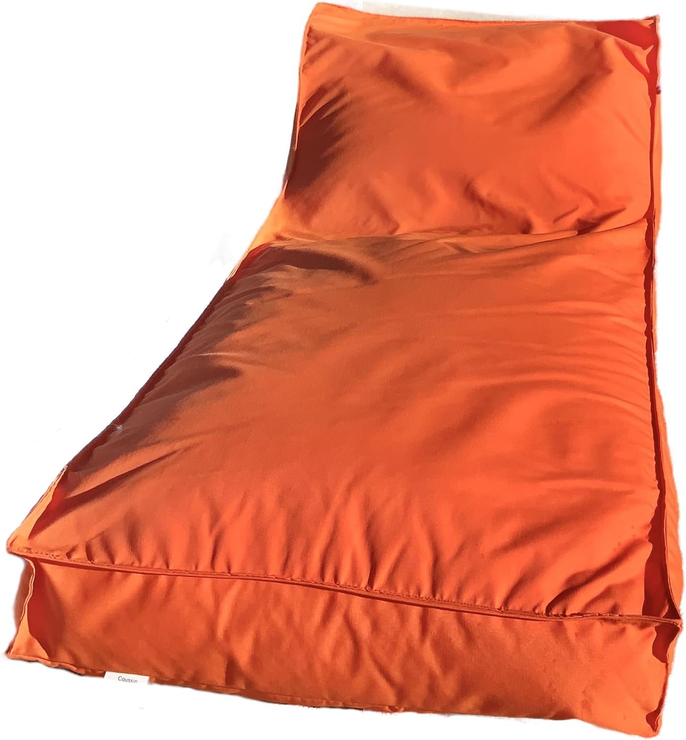 Pouf, Générique Pouf de Jardin géant transat de terrasse ou Piscine, Bain de Soleil, Orange