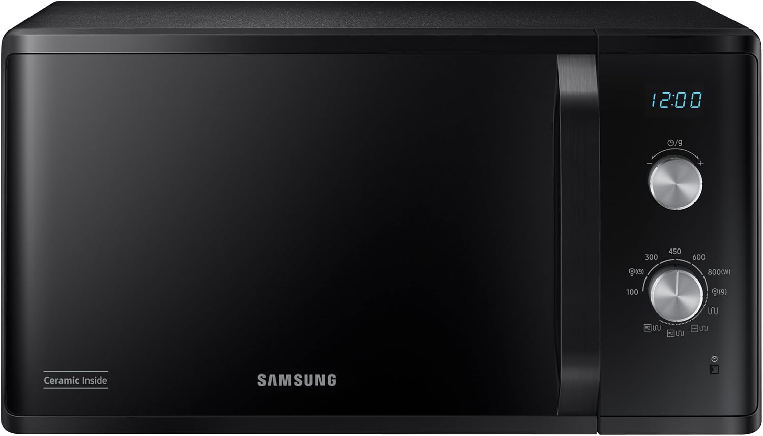 Four micro-ondes, 23 l – Samsung, 800 W, Noir MG23K3614AK/E1, système TDS