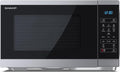 Four micro-ondes, YC-MS252AE-S – Sharp, Noir/Gris, Gris, Solo, Numérique
