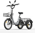 Vélo électriques, vélo électrique Pliable 16'' – cysum, Gris/Noir, Vitesse maximale de 25 km/h et autonomie de 80 km, Batterie 48V 20Ah