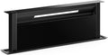 KLARSTEIN Velaire Hotte Aspirante 90 cm, 906 m3/h, LED, Filtre Charbon & Aluminium, Hotte Cuisine Encastrable Plan de Travail, Noir, A++ Éco