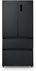 Schneider SCFD558NFB Réfrigérateur multiportes, SCFD558NFB, No frost, 3 clayettes verre, 531L, 345+186, 41dB, Noir mat