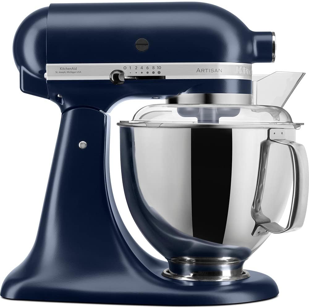 Batteur avec 5 accessoires et 2 bols inox de 4, Robot cuisine multifonctions à tête inclinable – KitchenAid, Robot Pâtissier, Artisan
