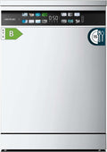 Cecotec Lave-vaisselle 60cm Bolero Aguazero 6700 B Lave-vaisselle blanc, 15 couverts, Moteur Inverter Plus, Argent/Blanc, O2 Dry, Classe B