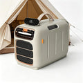 GESAIDES AC110V Climatiseur Portable 5000 BTU pour Le Camping sous Tente, niches pour Chiens AC110V, Beige/Noir/Orange