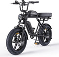 E Bike Hommes Vélo électrique-Ebike avec Une Batterie/ 2 Batteries, E-Bike 20 * 4.0 Pouces Pneus Gras – ENGWE, Noir, Vélo électrique 7 Vitesses