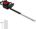 Taille haie Thermique Pro, Moteur 2 Temps 22, 5 cm3 – Oxeo, Rouge/Noir/Gris, Grande Lame 76cm, léger, Anti-Vibrations, Poignée rotative