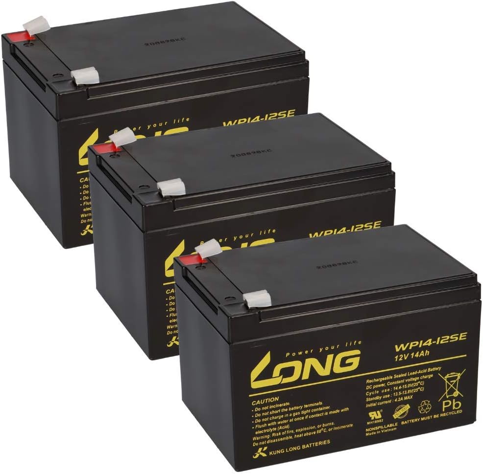 Batterie, 36 V 14 Ah, Compatible avec scooter électrique – Akkuman.de Akkutechnik vom Fachmann, Noir