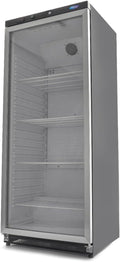 Maxima Armoire, 4 Grilles Réglables, Noir/Argent, Refroidissement Restaurant, Professionnel