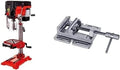 Einhell Perceuse à colonne TE-BD 750 E (750 W, Profondeur de perçage: 80 mm, Butée de profondeur réglable) + Étau, Rouge/Gris/Noir