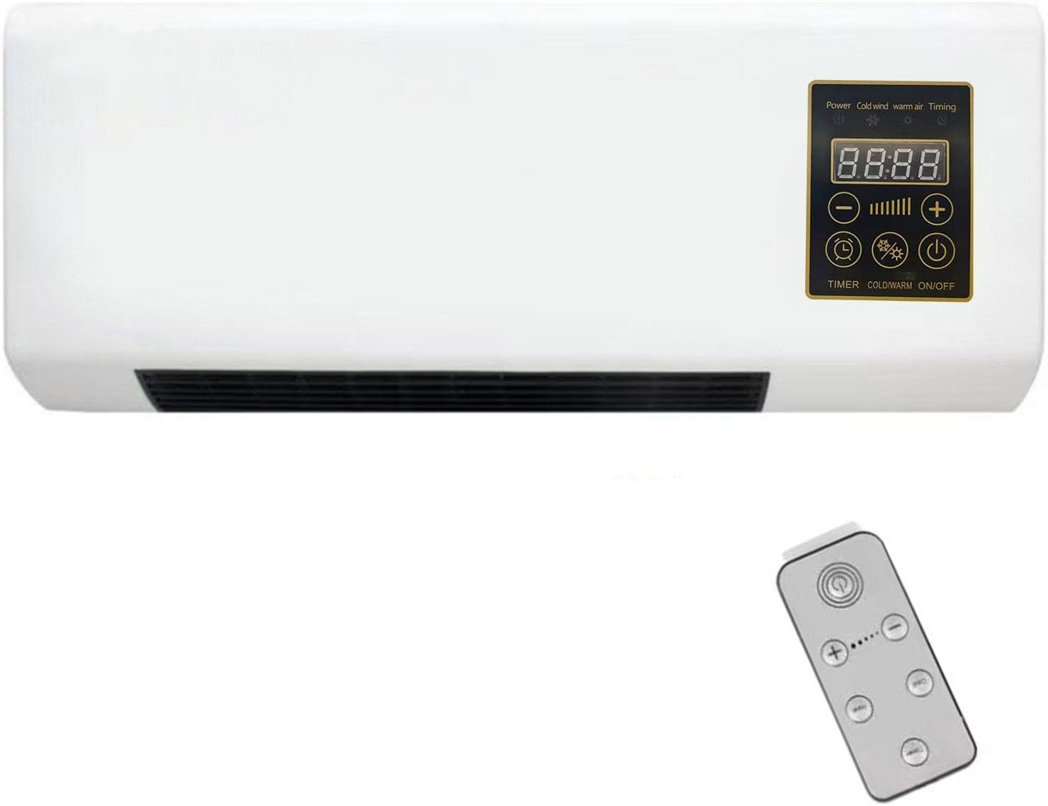 Climatiseur portable, Climatiseur Mural Portable, Blanc/Noir