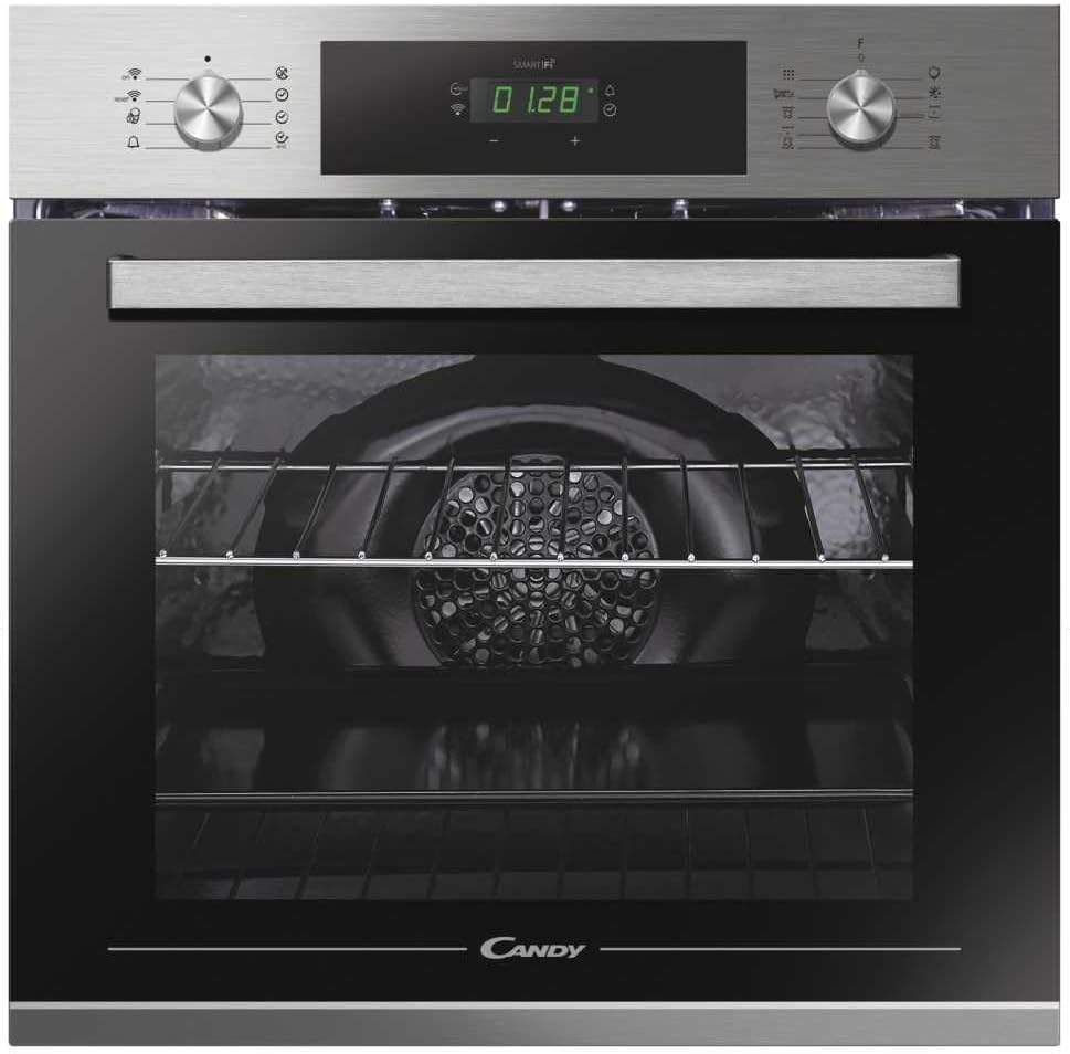 CANDY FCT686X, Four encastrables, Four encastrable pyrolyse FCT686X WIFI, Noir/Argent