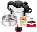 SEB P4900750, Clipso Now+ Cocotte-minute® 6 L, Poignées rabattables P4900750, Noir/Argent/Rouge, Résultats de cuisson, Gain de temps
