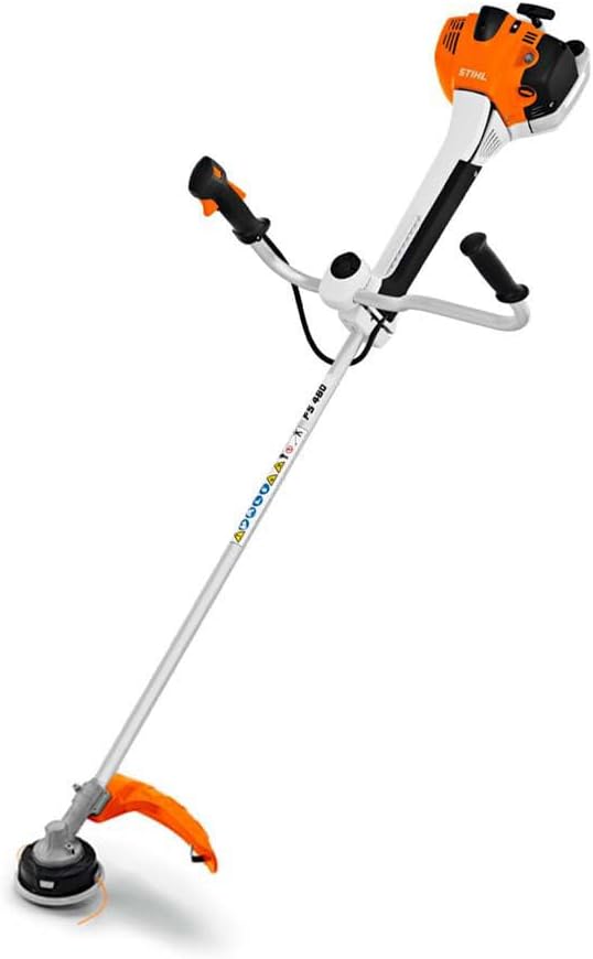 Débroussailleuse/débroussailleuse FS 460 C de Em L + Lunettes de protection, - Jardin, 4147 967 3307 – Stihl, Orange/Blanc/Noir, Orange