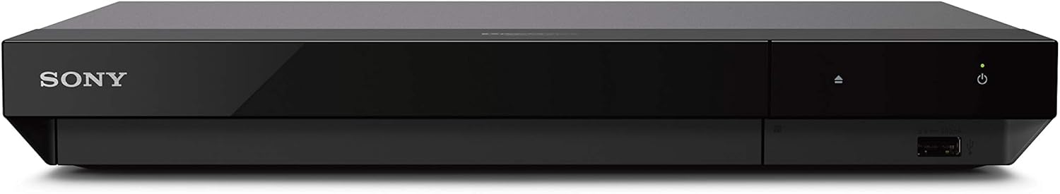 UBP-X700U 4K Ultra HD Home Theater Blu-ray DVD Player 4K upscaling, HDR10, USB – Sony, Noir, 2025 Model, Dolby Vision and HDR10, 4K Upscaling to 60p