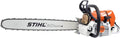 Stihl, Tronçonneuse, MS 661 C-M Tronçonneuse/Chaîne à tronçonner avec une longueur de coupe de 63 cm + chaîne, Orange/Argent/Noir