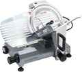 Dynasteel, Trancheuse à Jambon Professionnelle Semi-Automatique 220 mm, Argent/Noir