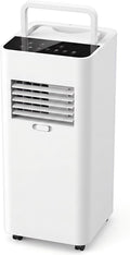 Climatiseur portable 9000 BTU Smart AC avec modes déshumidificateur ventilateur froid, 3 vitesses pour pièces jusqu'à 300 m2, Blanc