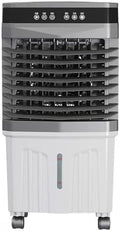 refroidisseur de marais portable pour la maison, Refroidisseur d'air par évaporation 1200 CFM avec télécommande, Gris/Blanc