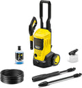 Nettoyeur Haute Pression K 5 FJ, Débit 500 l/h – KÄRCHER, Jaune/Noir, Pression max 145 bar, Surface 40 m2/h, Poids 6.3kg, Filtre à Eau, Rotabuse